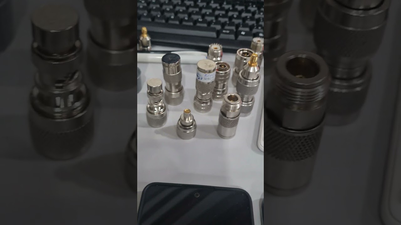 CARGAS DE PRECISÃO 50 OHM E ANTENAS DE AÇO  INOX RAM DUAL VHF UHF E RAV AVIAÇÃO