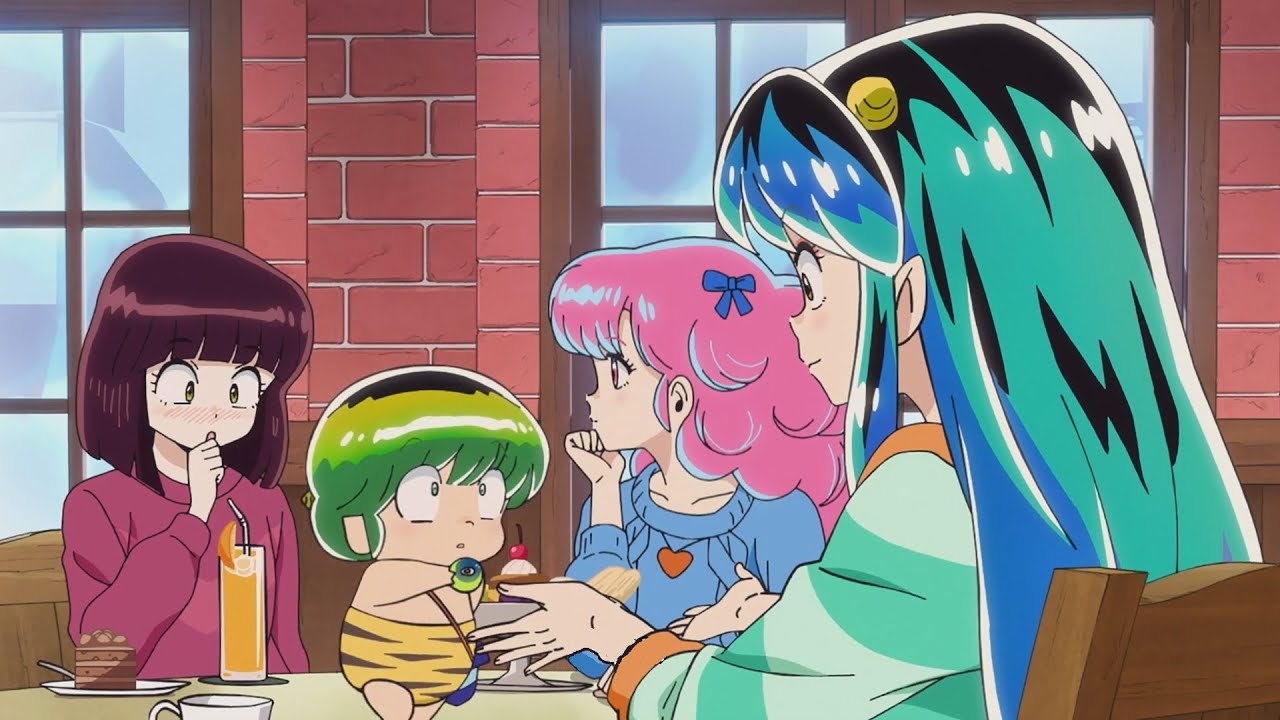Shinobu, Lum & Ran look through the "Lovey-Dovey Crystal Ball"!  ^_^  "Urusei Yatsura 2022" - うる星やつら