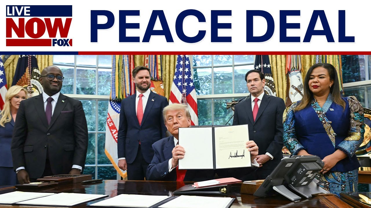 FULL: President Trump speaks on Rwanda, Congo peace deal