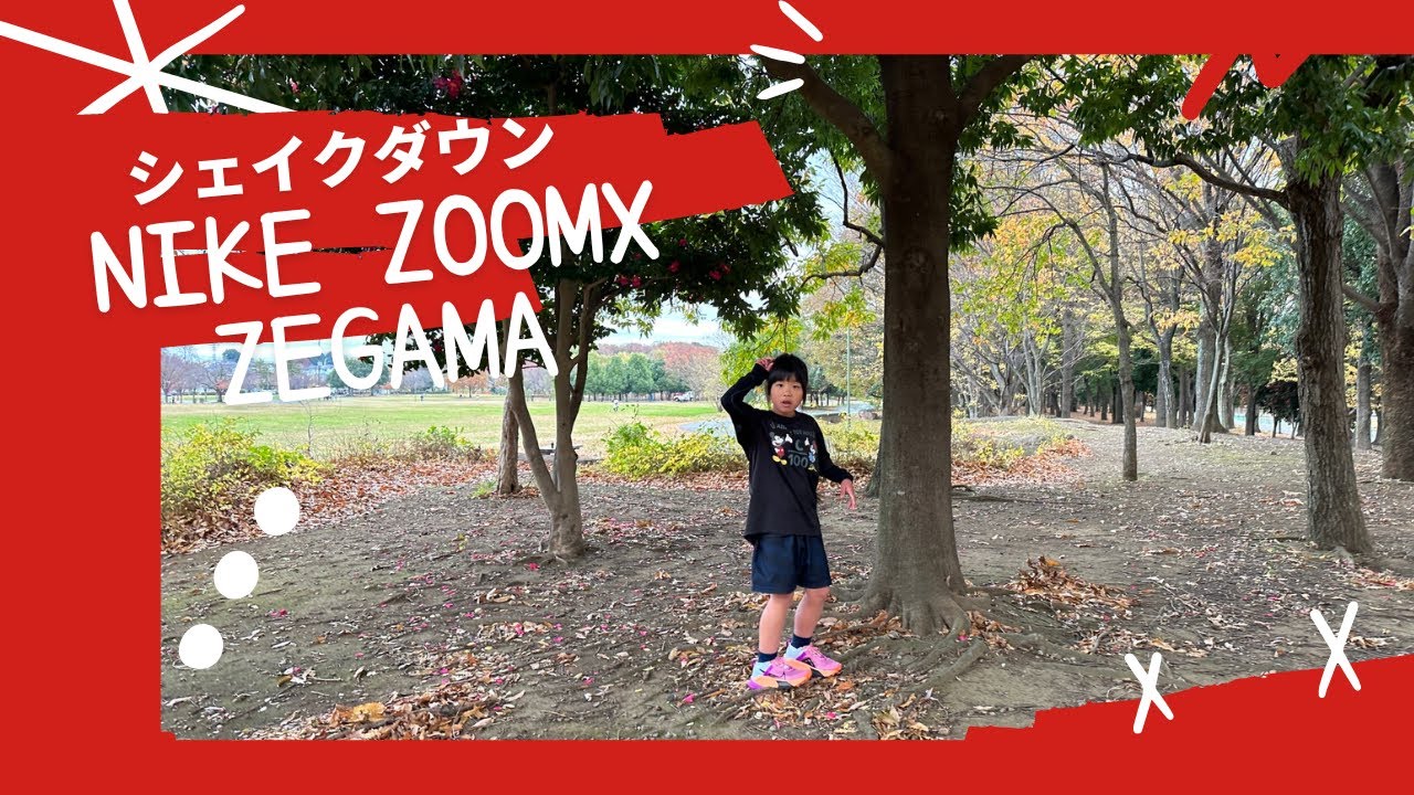 NIKE ZoomX ZEGAMA シェイクダウン（不整地ランニング）