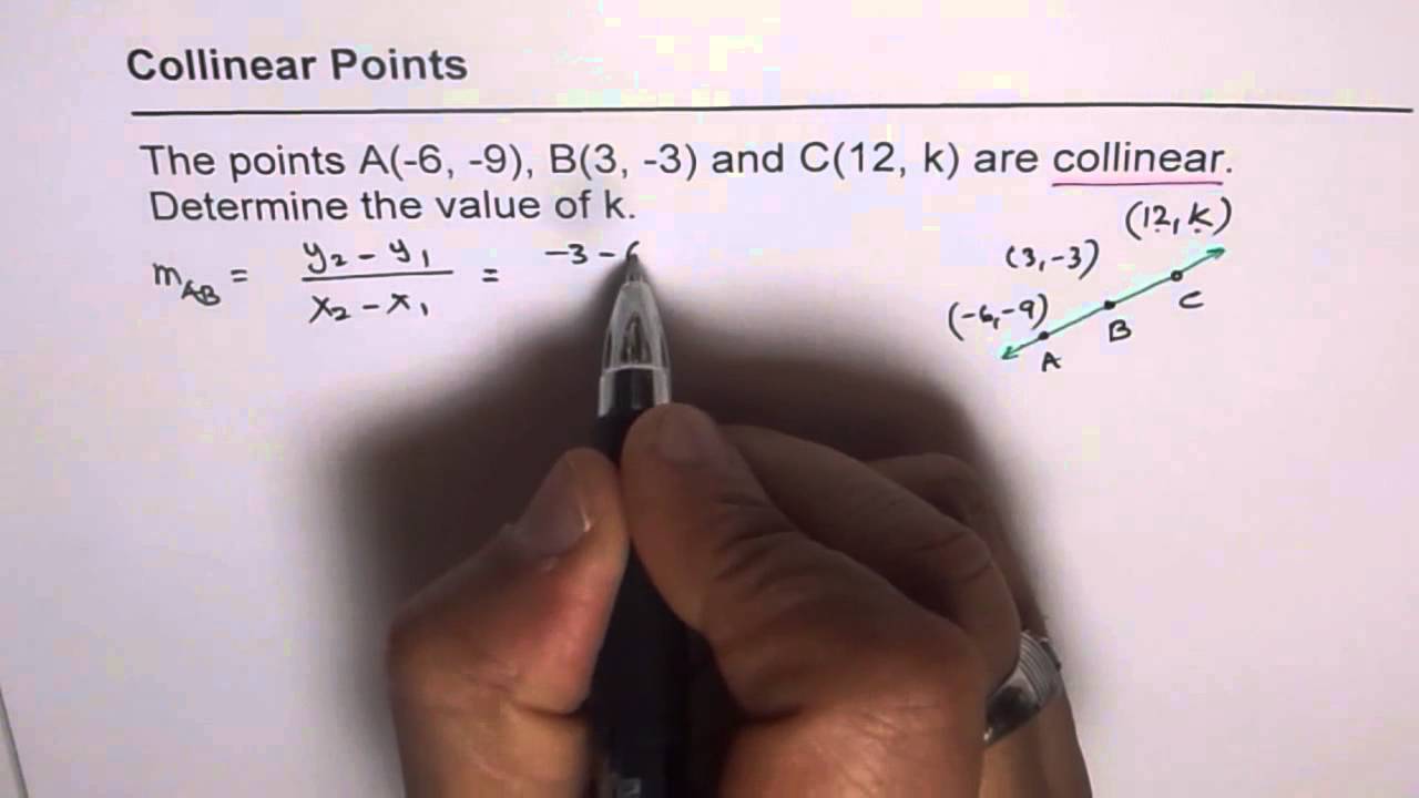 Find Coordinates of Collinear Point