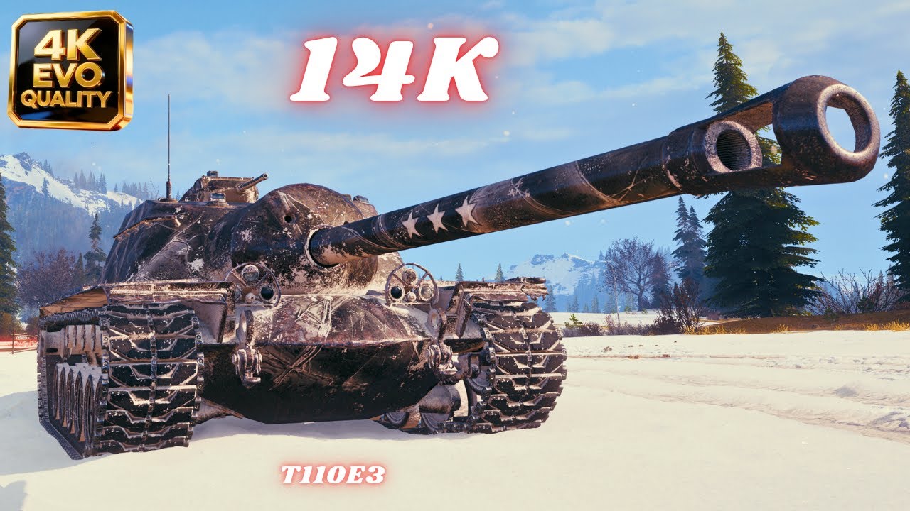 T110E3 - 14K Damage 8 Kills  | World of Tanks