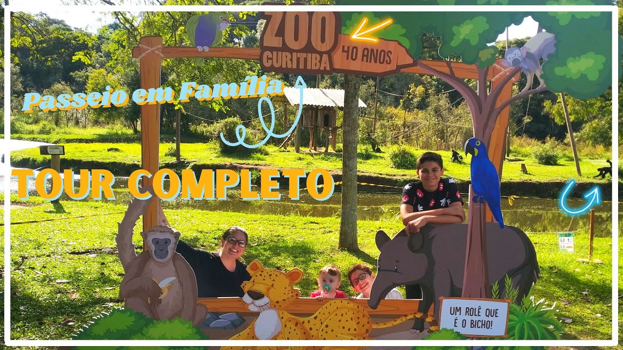 🐒🦏🦁TOUR COMPLETO PELO ZOOLÓGICO DE CURITIBA COM A @familiaurbanacwb