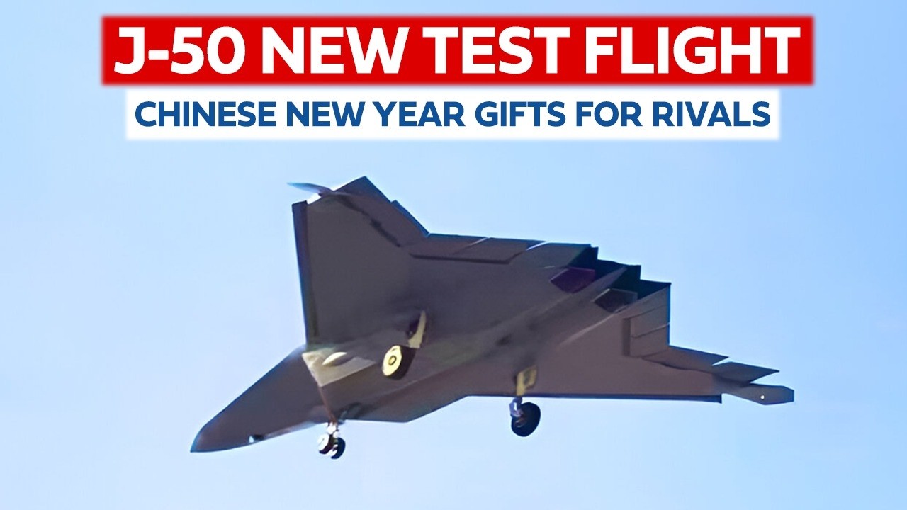 J-50 six gen fighter - February 2026 test flight