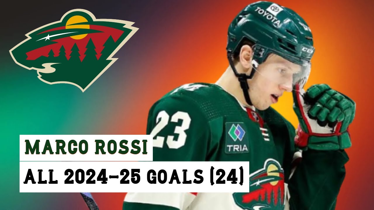 Marco Rossi (#23) All 24 Goals of the 2024-25 NHL Season