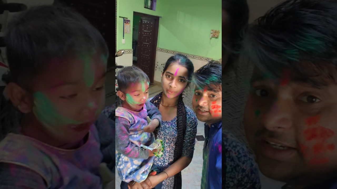 Happy Holi 🌹🙏#HoliVlog #VillageLife #DesiVlog #Holi2026 #IndianVillage #VlogLife #DesiCulture