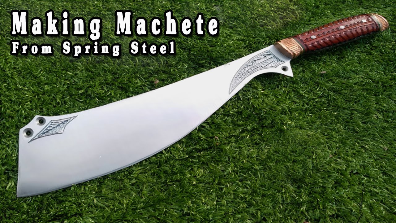 ♻️ Making a Machete from LandRover Leaf Spring | Cara buat Parang Candung Moden