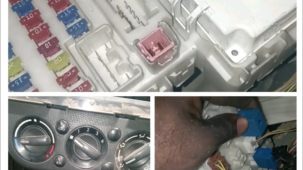 Swift & Swift dzire diesel ac blower not working & Ac blower Relay location/blower wiring connection