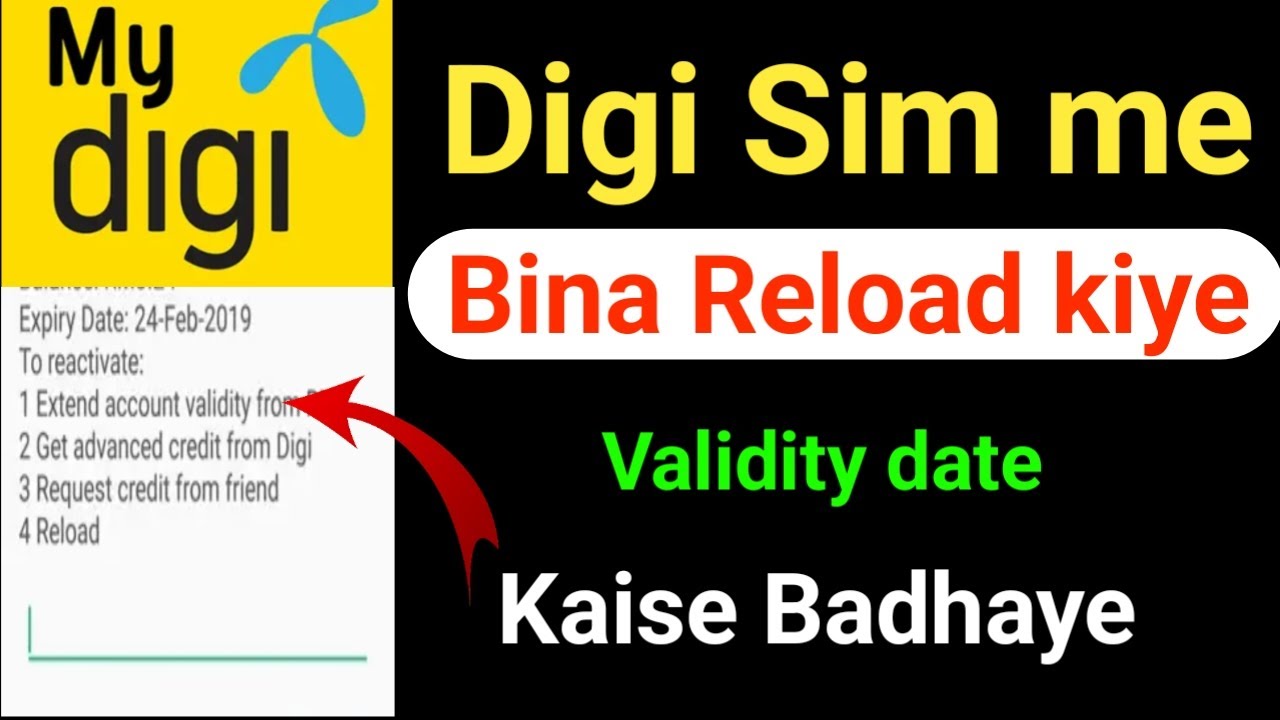 How to Extend Digi Sim Validity Without Reloading