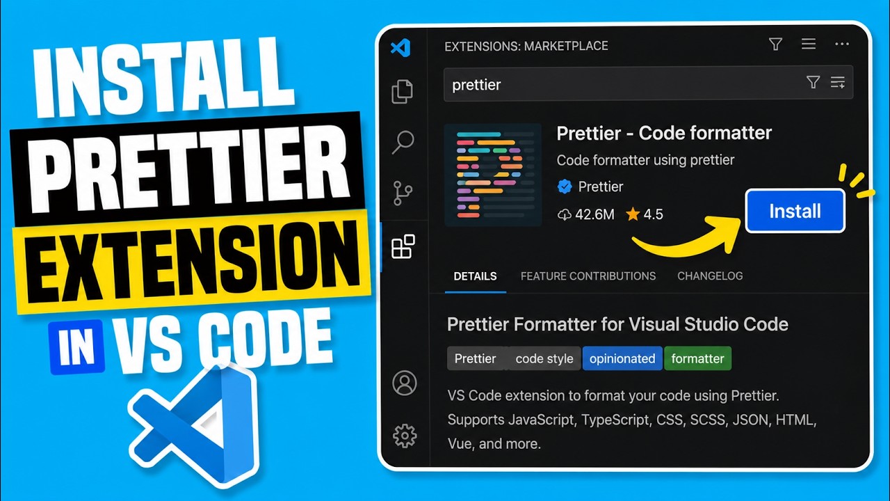 How to Install Prettier Extension in VS Code (2026 Step-by-Step Guide)