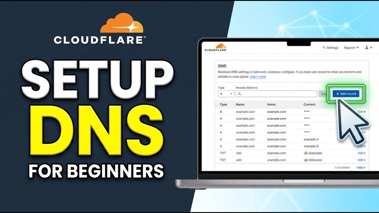 How to Setup Cloudflare DNS for Beginners 2026 (Beginners Guide)