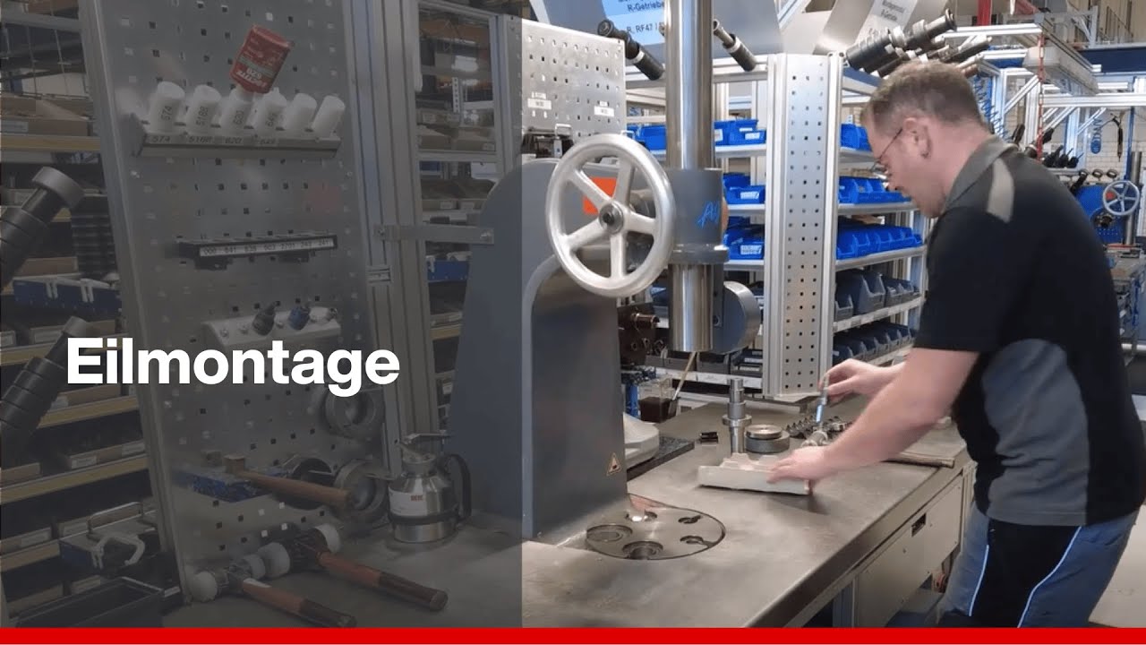 Eilmontage: Schnelle L&ouml;sungen f&uuml;r Ihre Antriebe | SEW-EURODRIVE