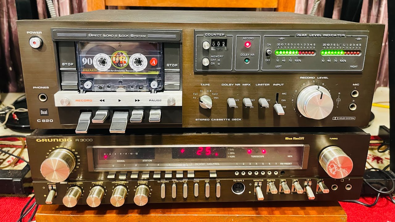 Dual C 820 stereo Cassette Deck (1979)_Một trong những chiếc Tape khủng của hãng Dual Đức_❌ĐÃ BÁN❌