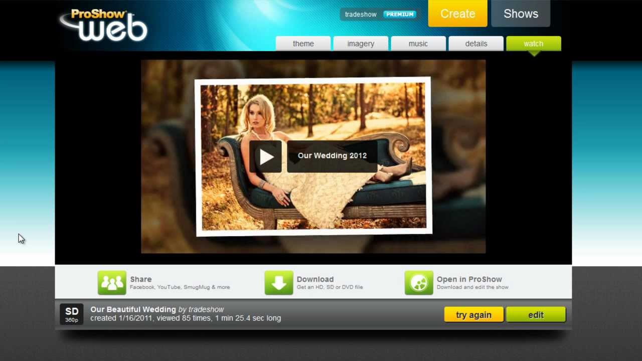 What's New In ProShow Web
