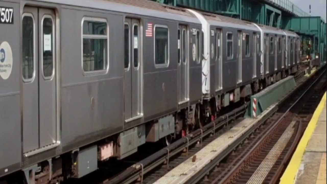 MTA Subways - 1999-2003 Kawasaki R-142A Subway Cars, (7) Line Testing