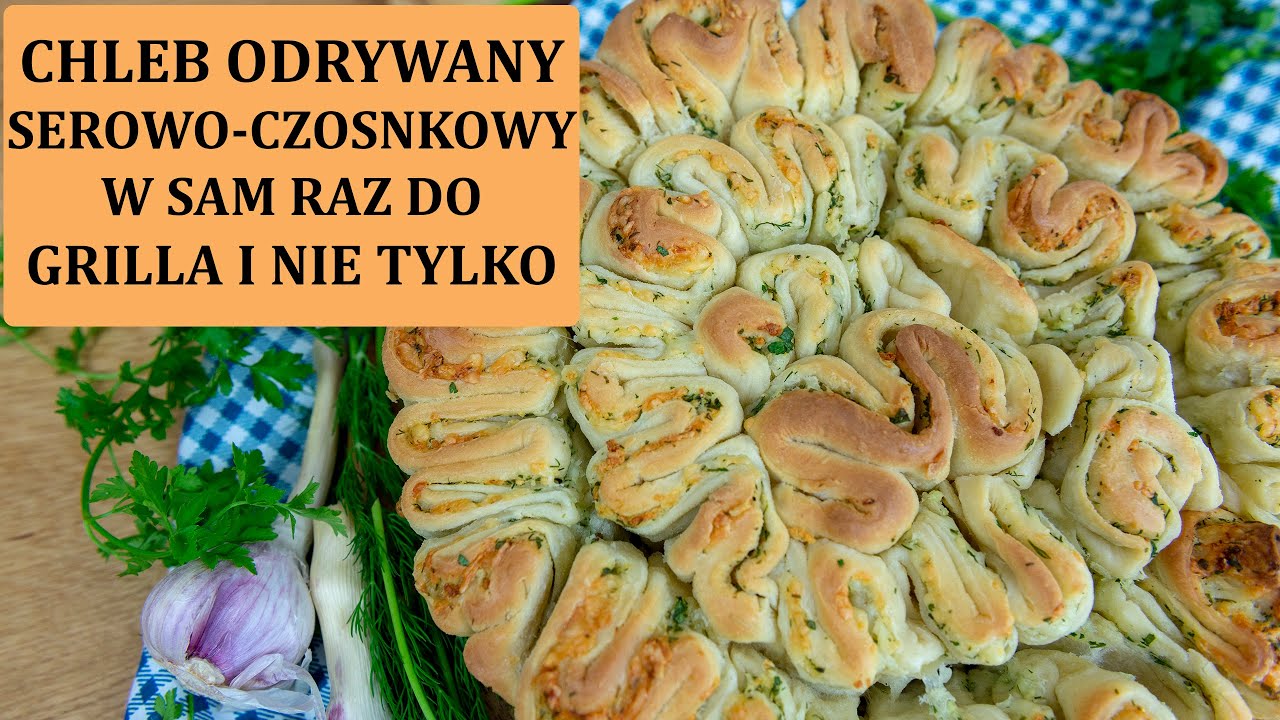 🍞 Chleb odrywany serowo-czosnkowy - ten chlebek to hit na grilla 🍞