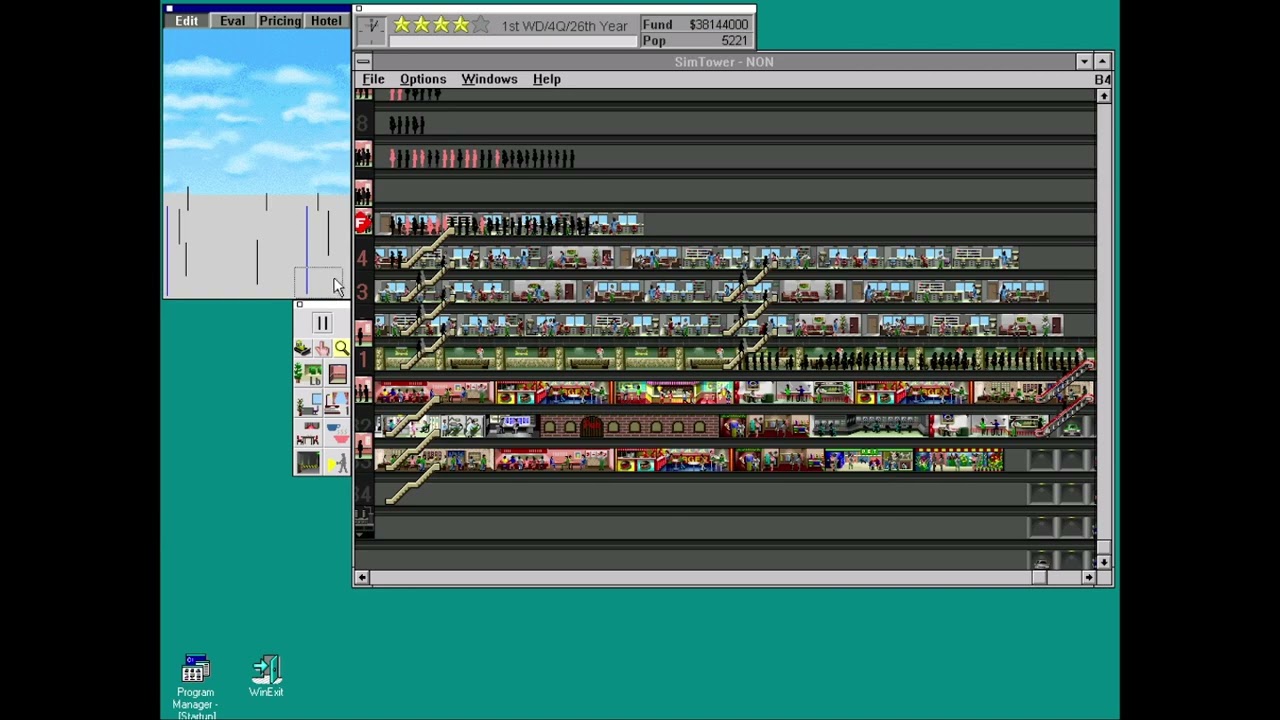 sim tower(thai โหลดเกมใต้วีดีโอ)ep1