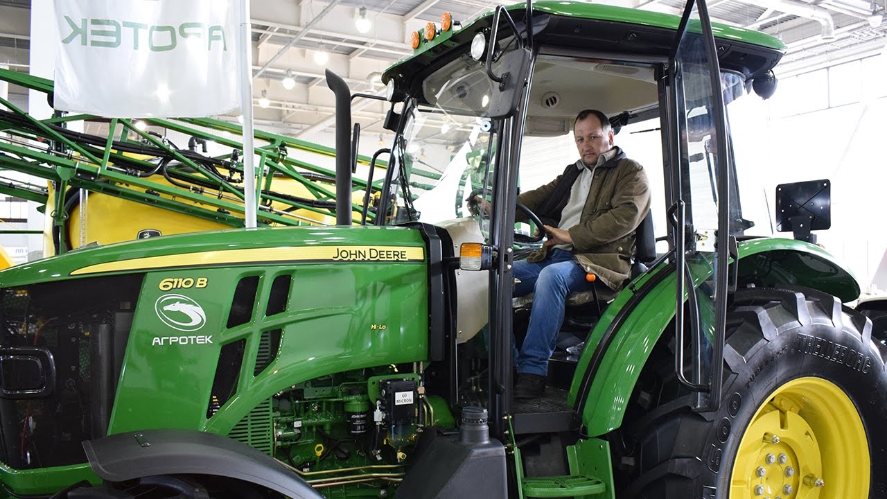 John Deere 6110B  обзор от Сельхозпеределкина
