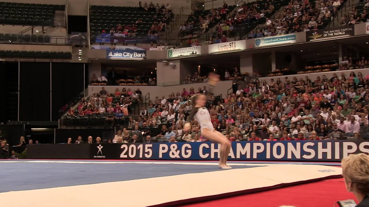 Madison Kocian – Floor Exercise – 2015 P&G Championships – Sr. Women Day 1