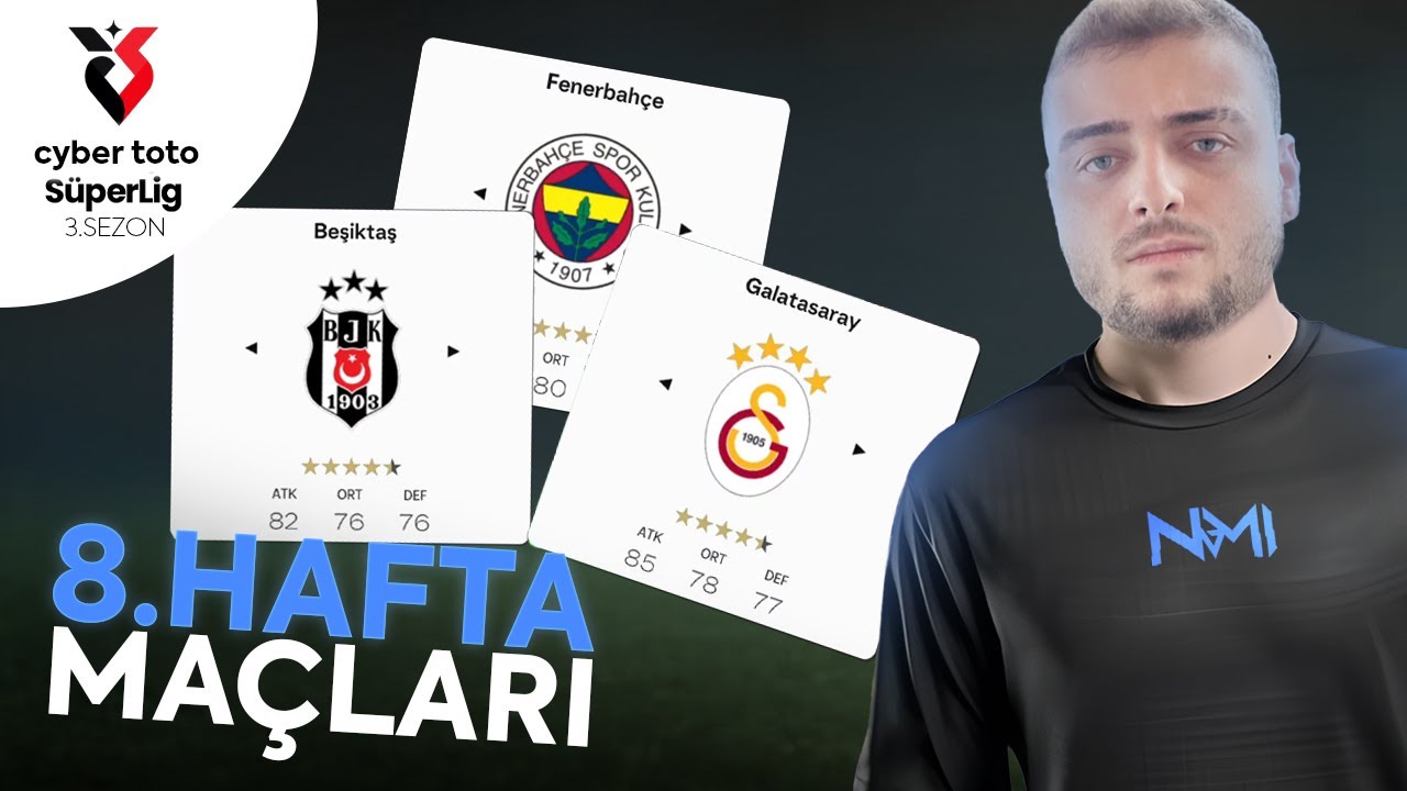​ @CyberRulzTv   YAYINDA CYBER TOTO SÜPER LİG MAÇLARINI CANLANDIRIYOR | 3.SEZON 8.HAFTA