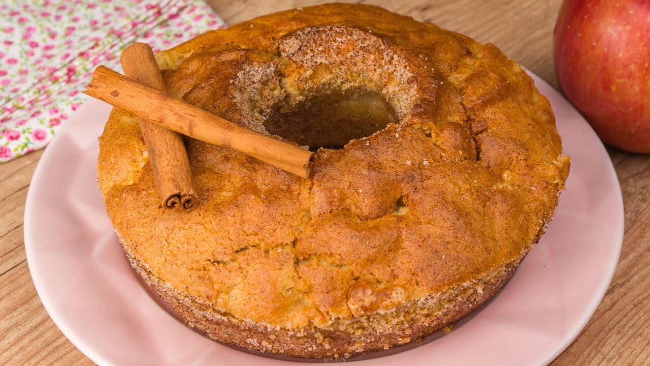 BOLO DE MAÇÃ NA AIRFRYER COM 1 OVO E 1 MAÇÃ | Cook'n Enjoy 1340