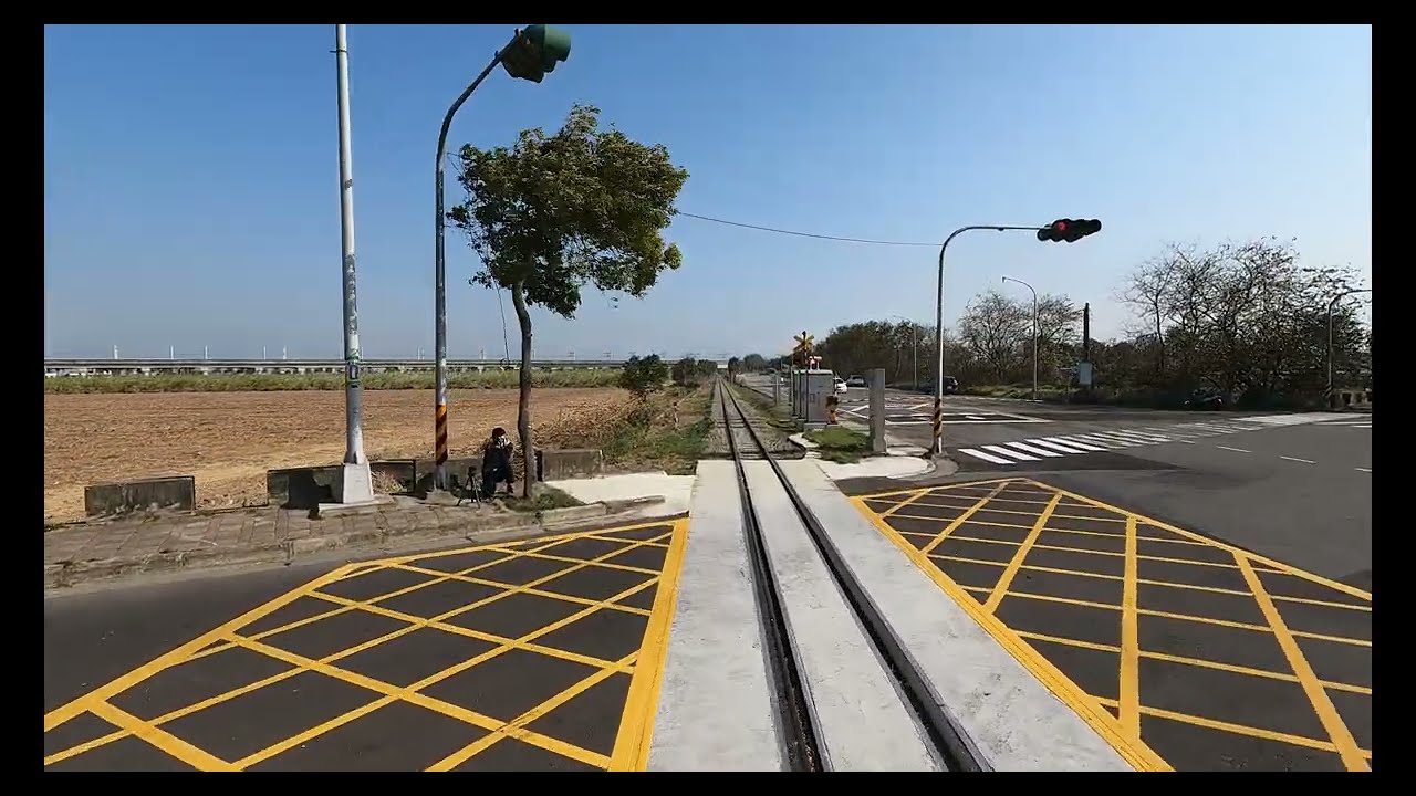 蒜頭糖廠五分車蔗埕線前方景(蒜頭車站→高鐵嘉義站) TSR  Zhe-Cheng line driver's view (Suantou STA→THSR)