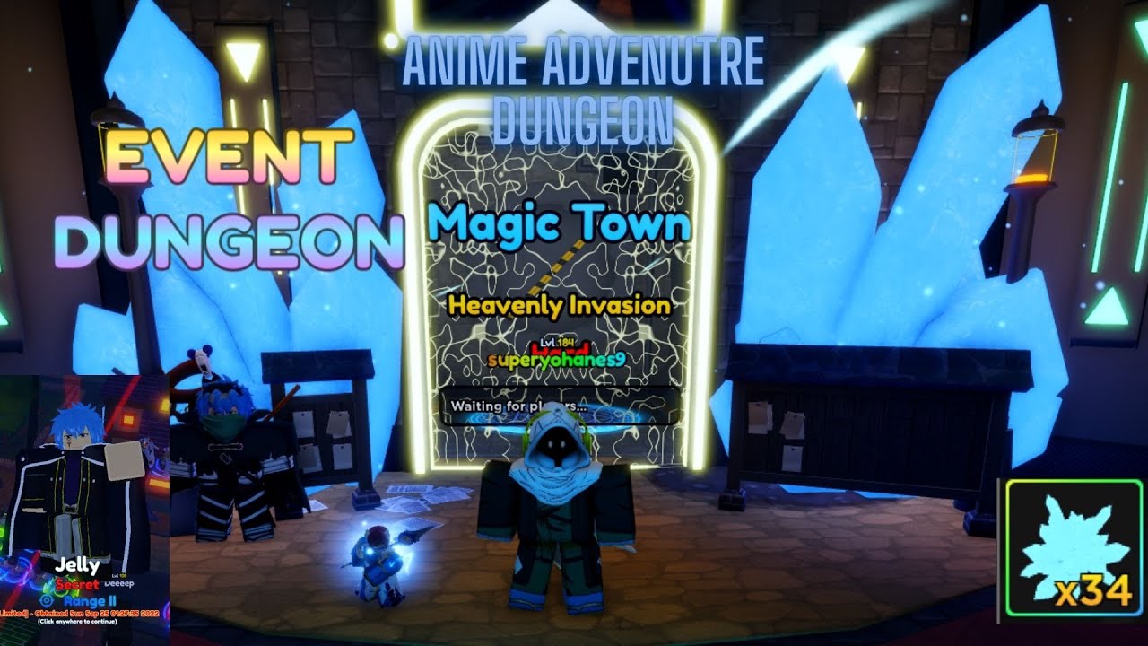 How to Solo/Duo Dungeon! Anime Adventure Update 5