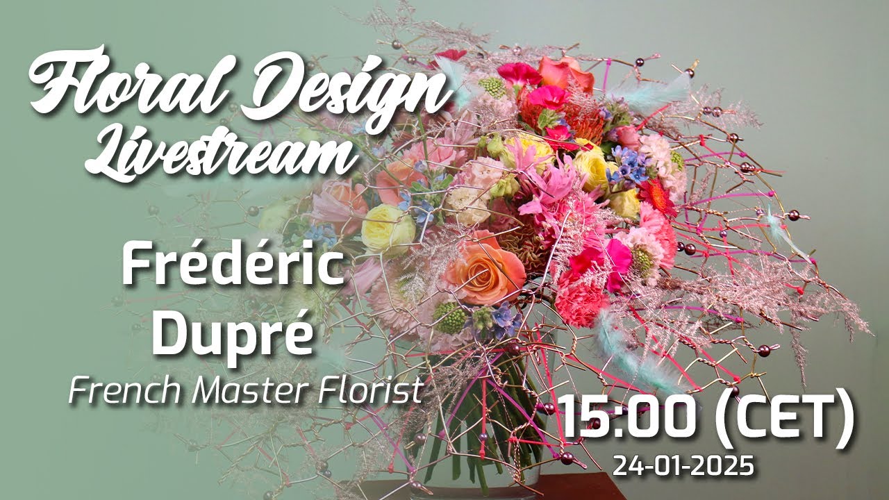 Floral Design Livestream by French Master Florist Frédéric Dupré #83