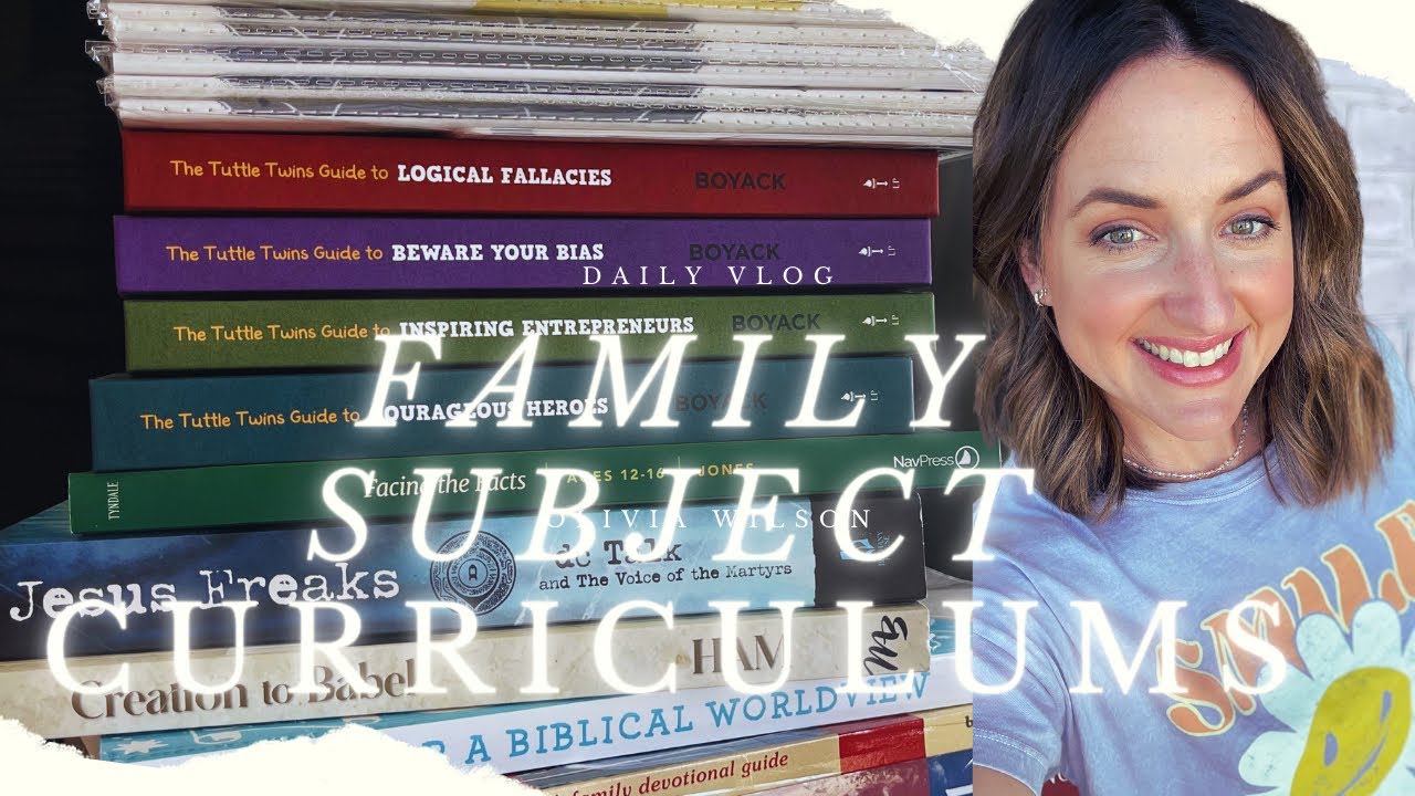MY 2023-2024 CURRICULUM CHOICES+HAUL||FAMILY STYLE SUBJECTS