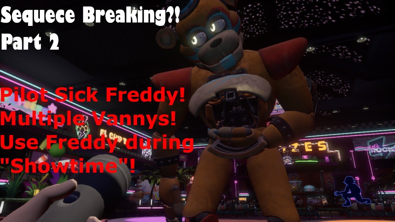 Sequence Breaking & Skipping "Showtime" Part 2 | FNAF Security Breach