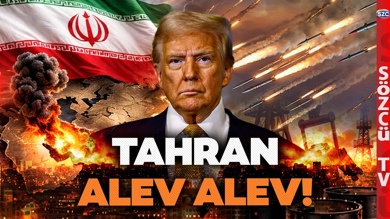 Trump Düğmeye Bastı! İran Art Arda Bombalanıyor! Orta Doğu'dan Anbean Canlı Yayın! Tahran, Tel Aviv
