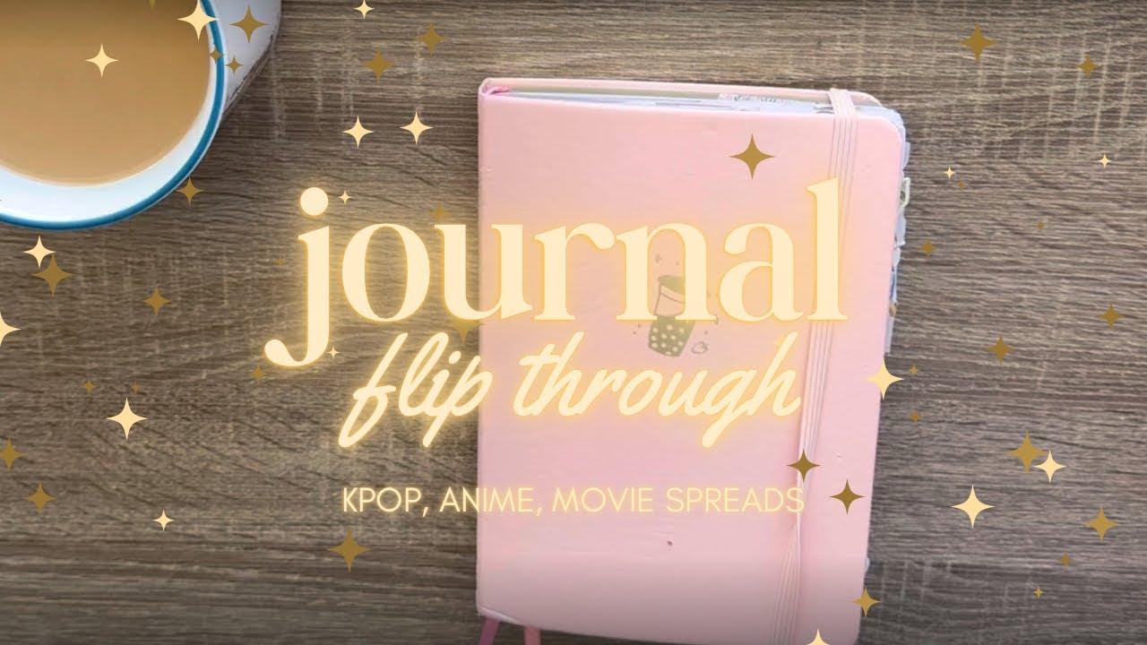 Flip Through My Media Journal With Me 💜 (Movie, Anime, Kpop and Other Spreads)
