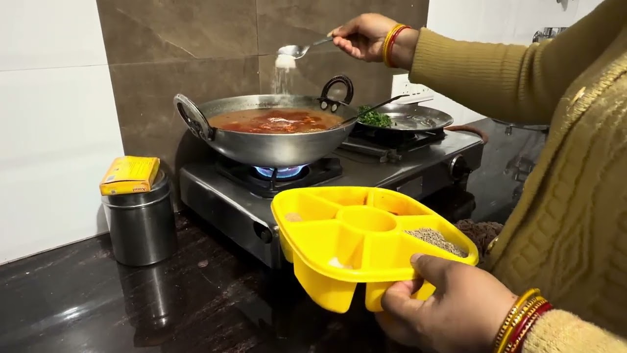 First Kitchen Mini Record (Bhaaji Preparation)
