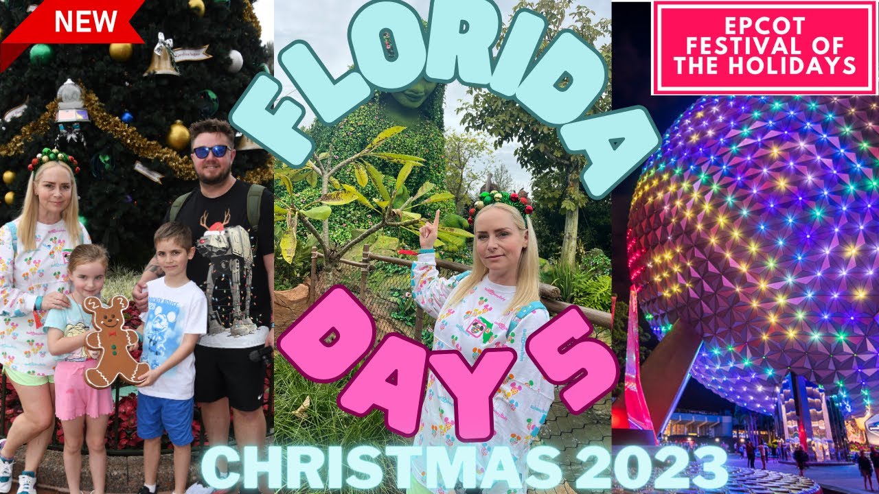 Christmas Eve at EPCOT'S Festival of the Holidays | Florida vlog