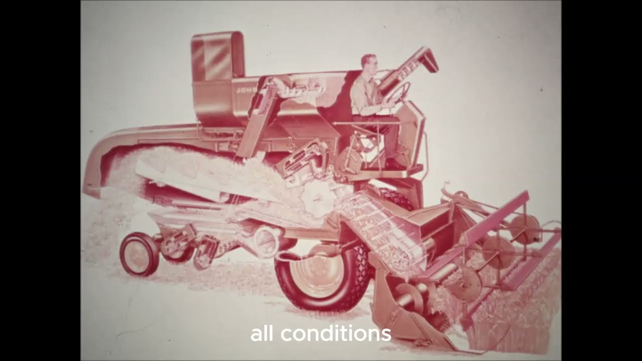 John Deere Hi Lo 45 Combine Promotional Film | 1961