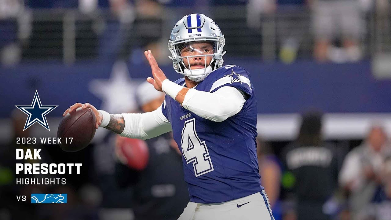 Dak Prescott's best throws from 2-TD game | Week 17