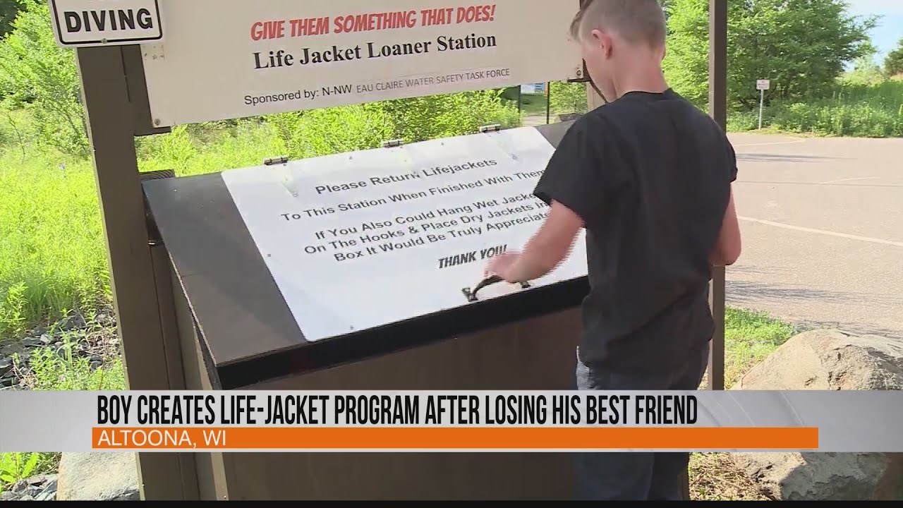 Boy creates life-jacket program after losing his best friend