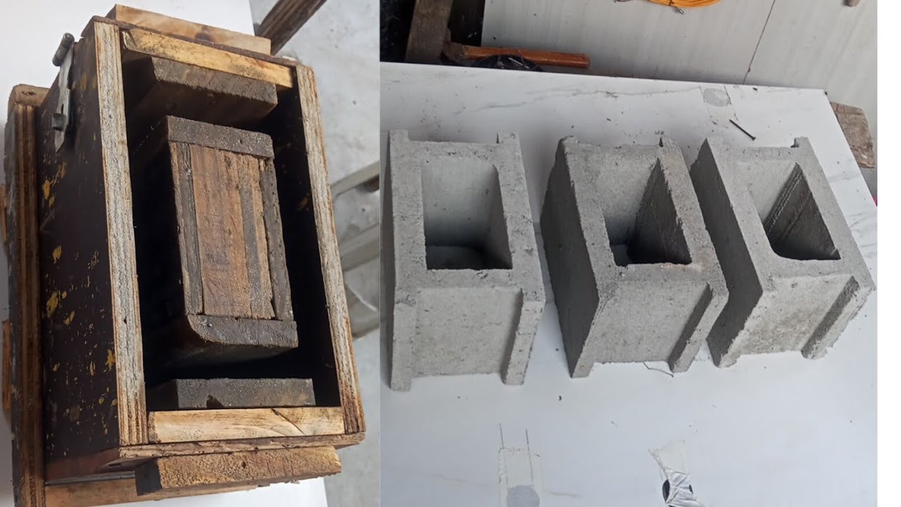 BLOCOS 'H' COM FORMA DE MADEIRA
