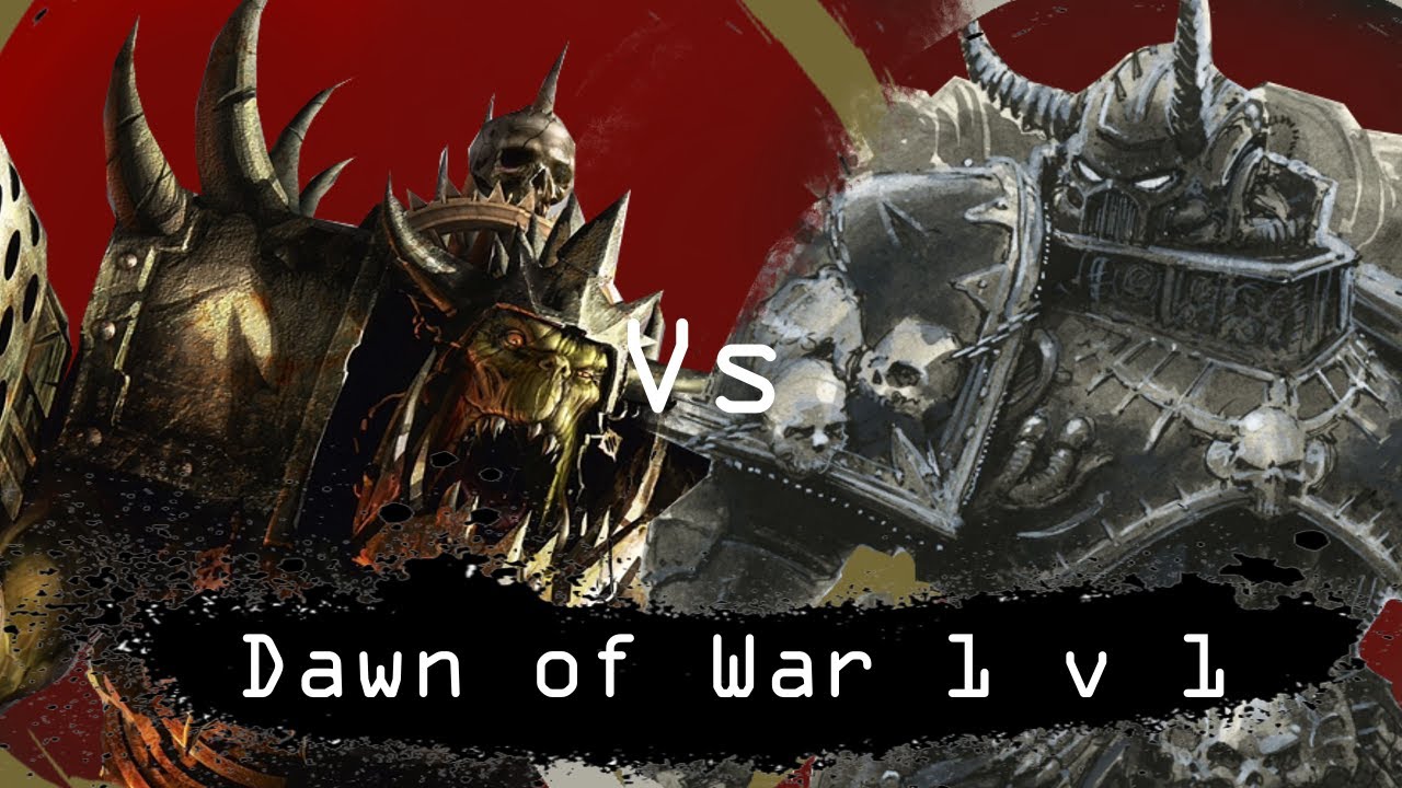 Dawn of War Soulstorm: 1 v 1 Orks (Master Yoba) vs Chaos Space Marines (DANTIST)