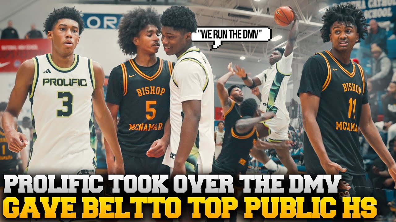 #1 PG Naz Anderson & Prolific Prep TAKE OVER the DMV vs 5⭐ Qayden Samuels