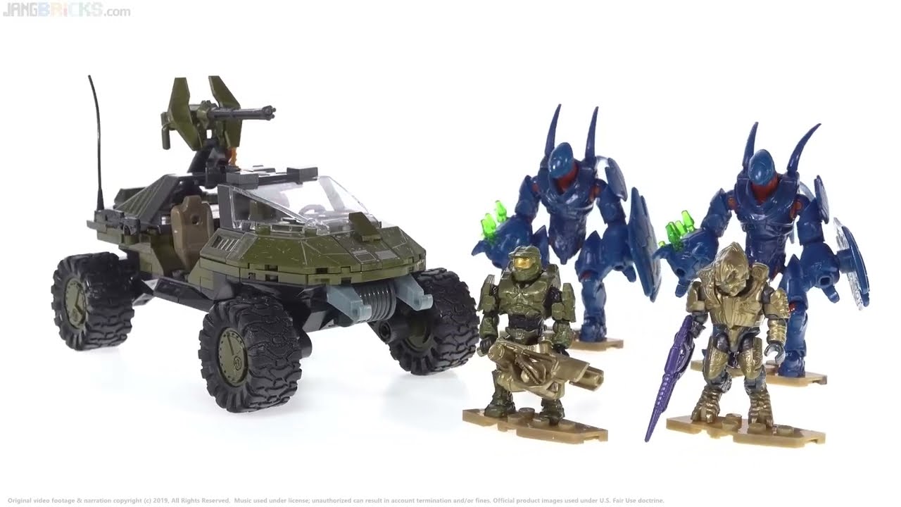 Обзор Mega Construx Halo Warthog Run в честь 10-летия 2019 20190629
