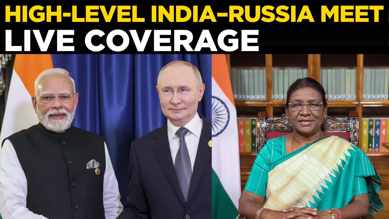 Putin in India LIVE: &ldquo;Major Diplomatic Moment: Putin and President Murmu Hold High-Level Discussion&rdquo;