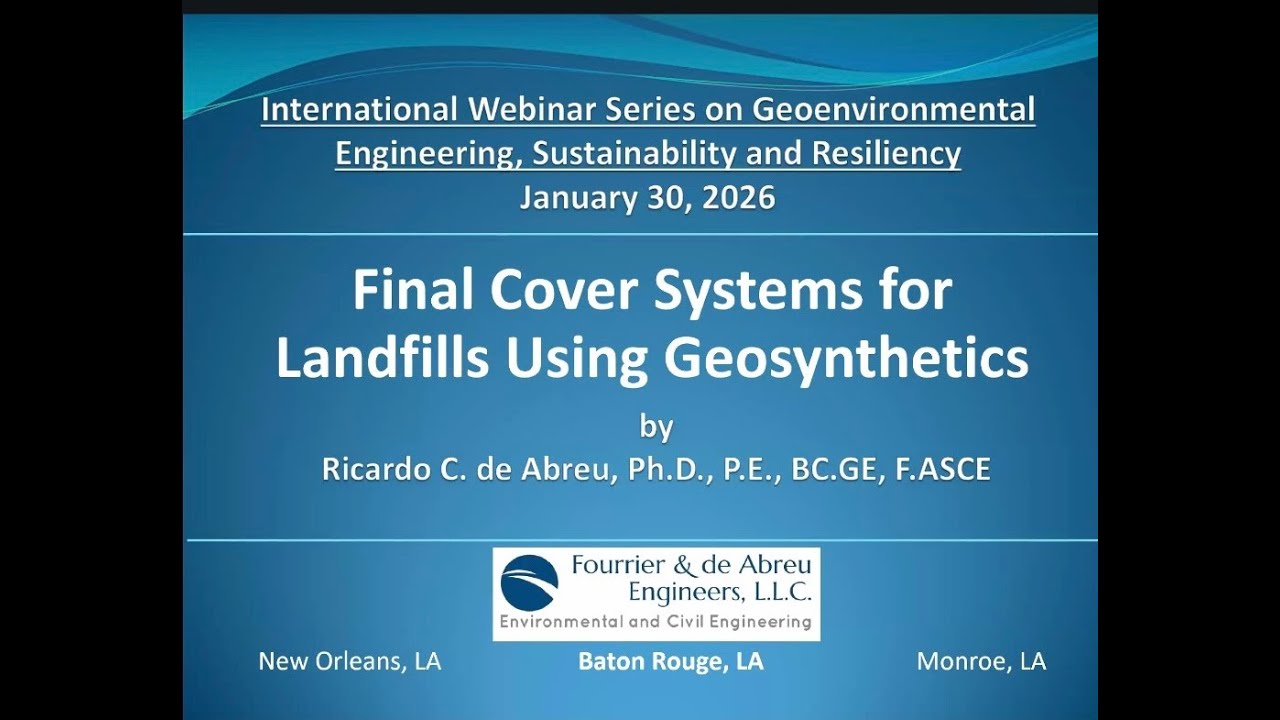 Final Cover Systems for Landfills using Geosynthetics