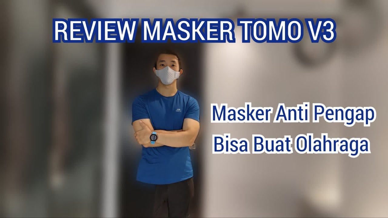 Review Masker Tomo V3 | Masker Anti Pengap #masker #olahraga #workout