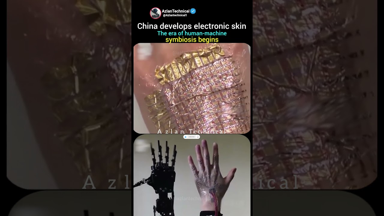World first 3d E-skin Revolution: Symbiotic Robot Control Technology