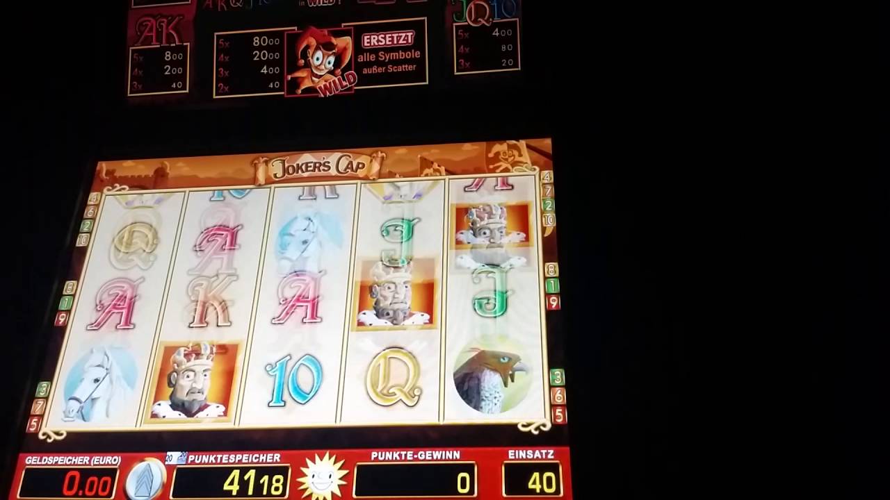 Jokers Cap auf 40 Cent Merkur Magie Bally Wulff Spielhalle