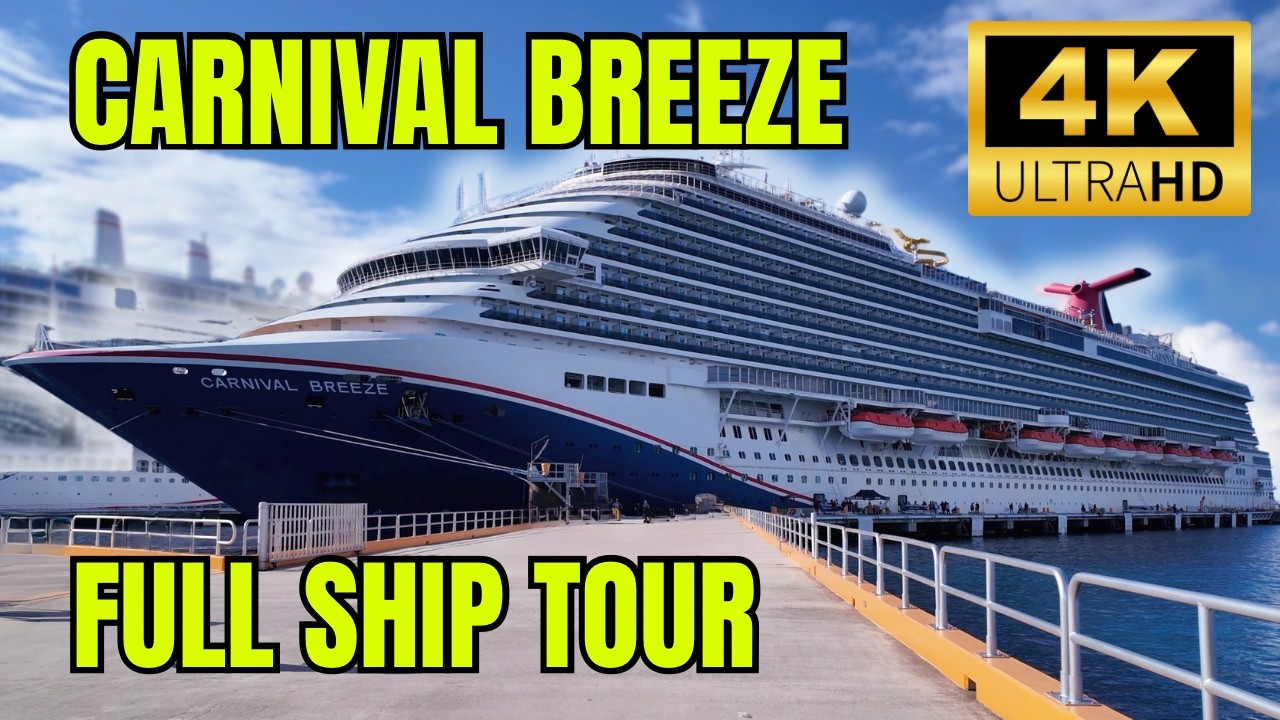 Экскурсия по кораблю CARNIVAL BREEZE | Исследуйте палубу за палубой