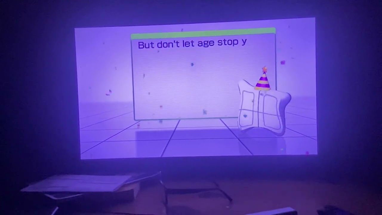 Wii Fit Plus Birthday Message