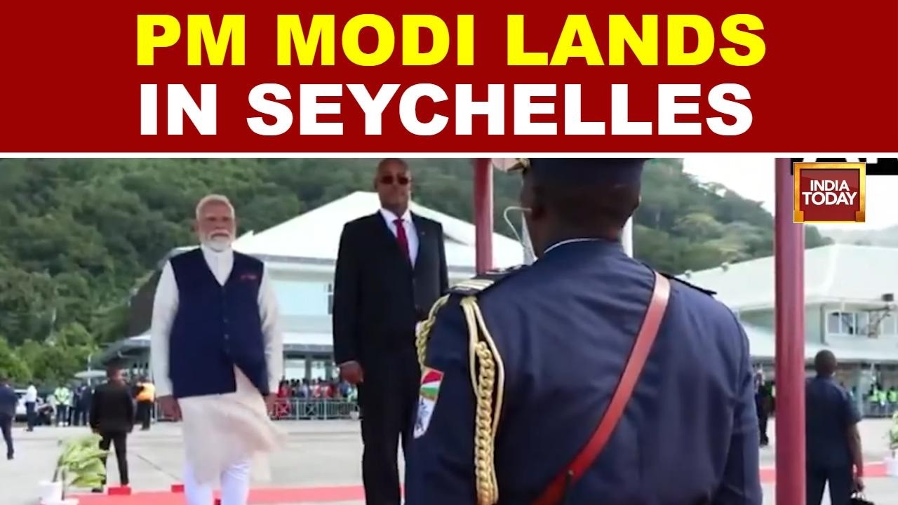 PM Modi Arrives In Seychelles For National Day Celebrations As Guest Of Honour | Watch