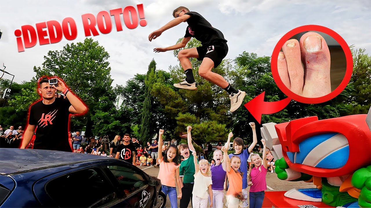 HICE UN SHOW DE PARKOUR CON UN DEDO FRACTURADO